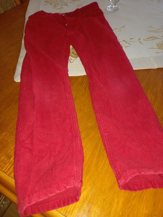 Spodnie sztruks dla chłopca