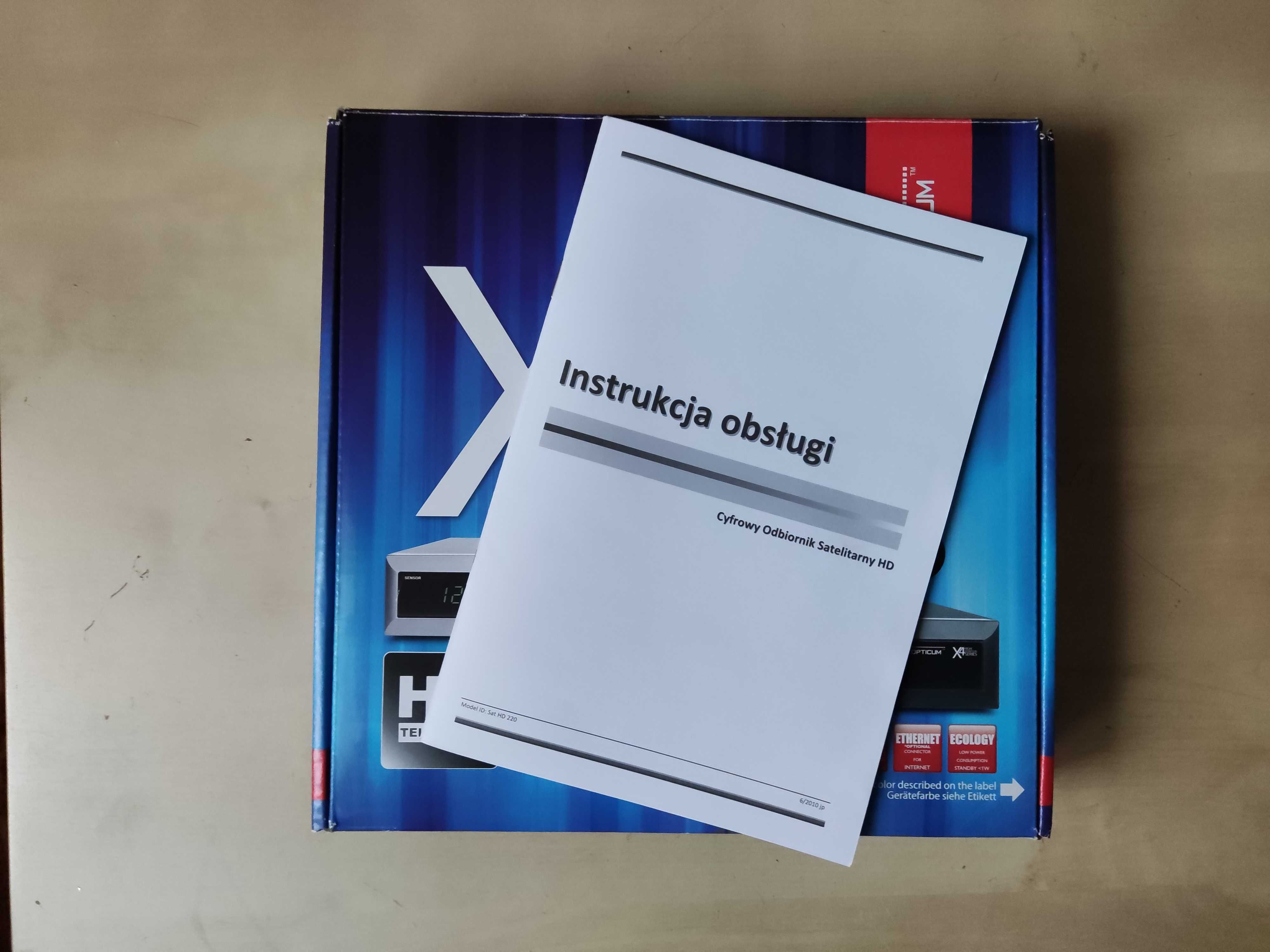 Dekoder cyfrowy tuner satelitarny Opticum HD X403p
