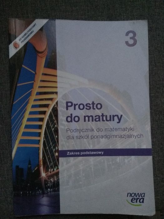 Podręcznik do matematyki Prosto do matury 1