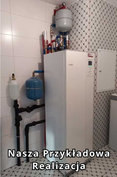 Gruntowa pompa ciepła NIBE F1245 8 kW z C.W.U. (Kompletna Kotłownia)