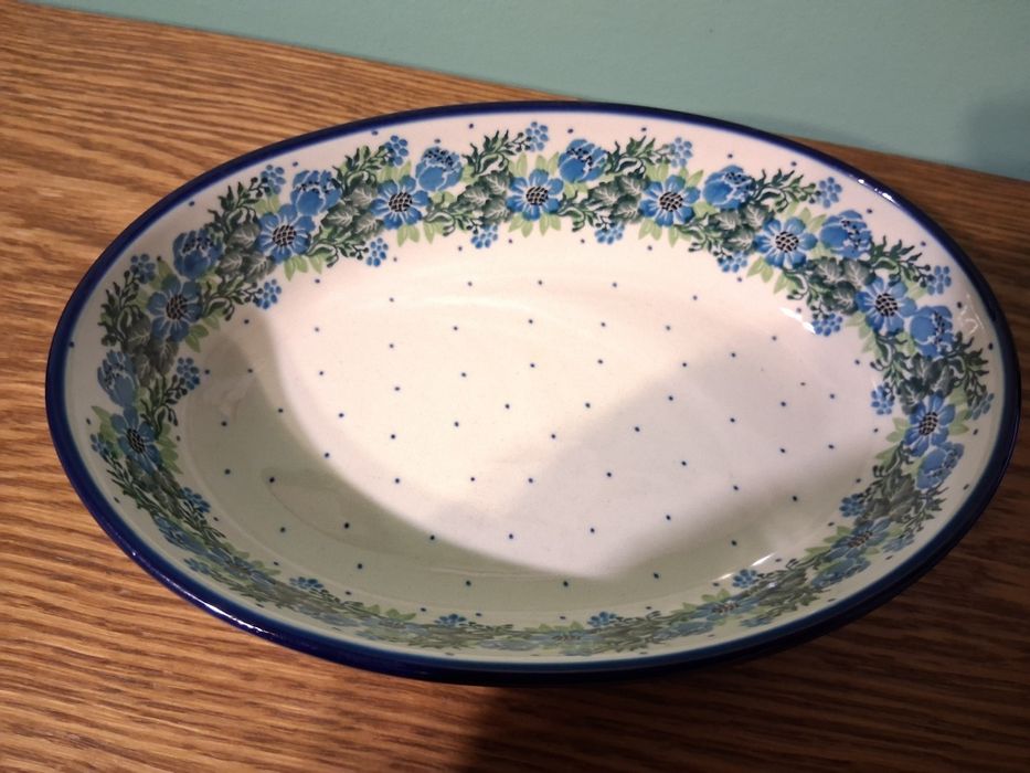 Polmisek owalny 1L 24cm GAT1 Ceramika Artystyczna Boleslawiec