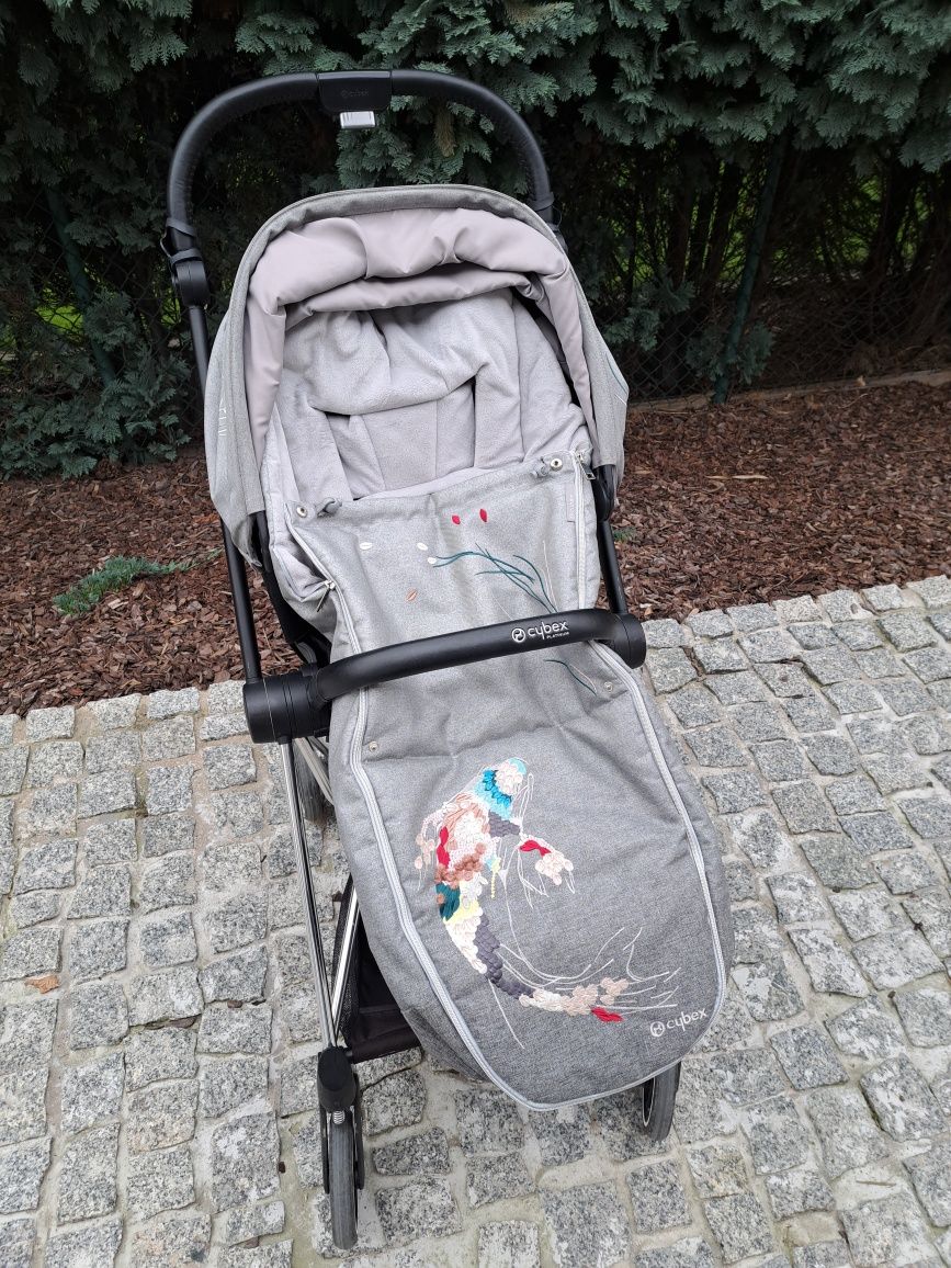 Wózek cybex mios koi+spiworek+ocieplacz+parasolka