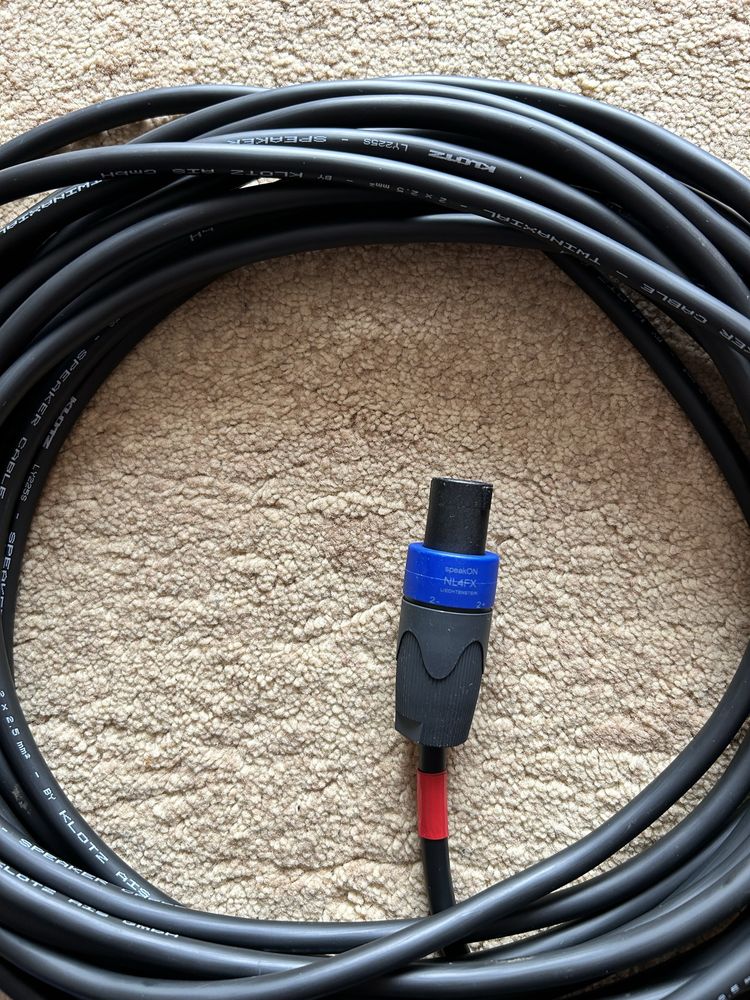 Kabel kolumnowy Klotz LY225S + Neutrik NL4 i 2FX