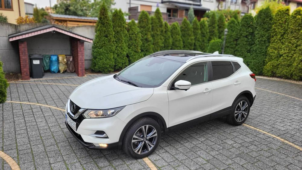 Nissan Qashqai TEKNA 1.3 DIG-T 140KM 2019r Piękne i zadbane auto!