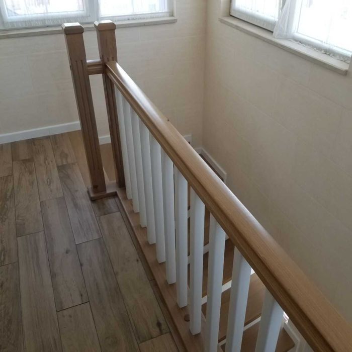 Сходи і комлектуючі з деревини, дуб, ясен, модрина