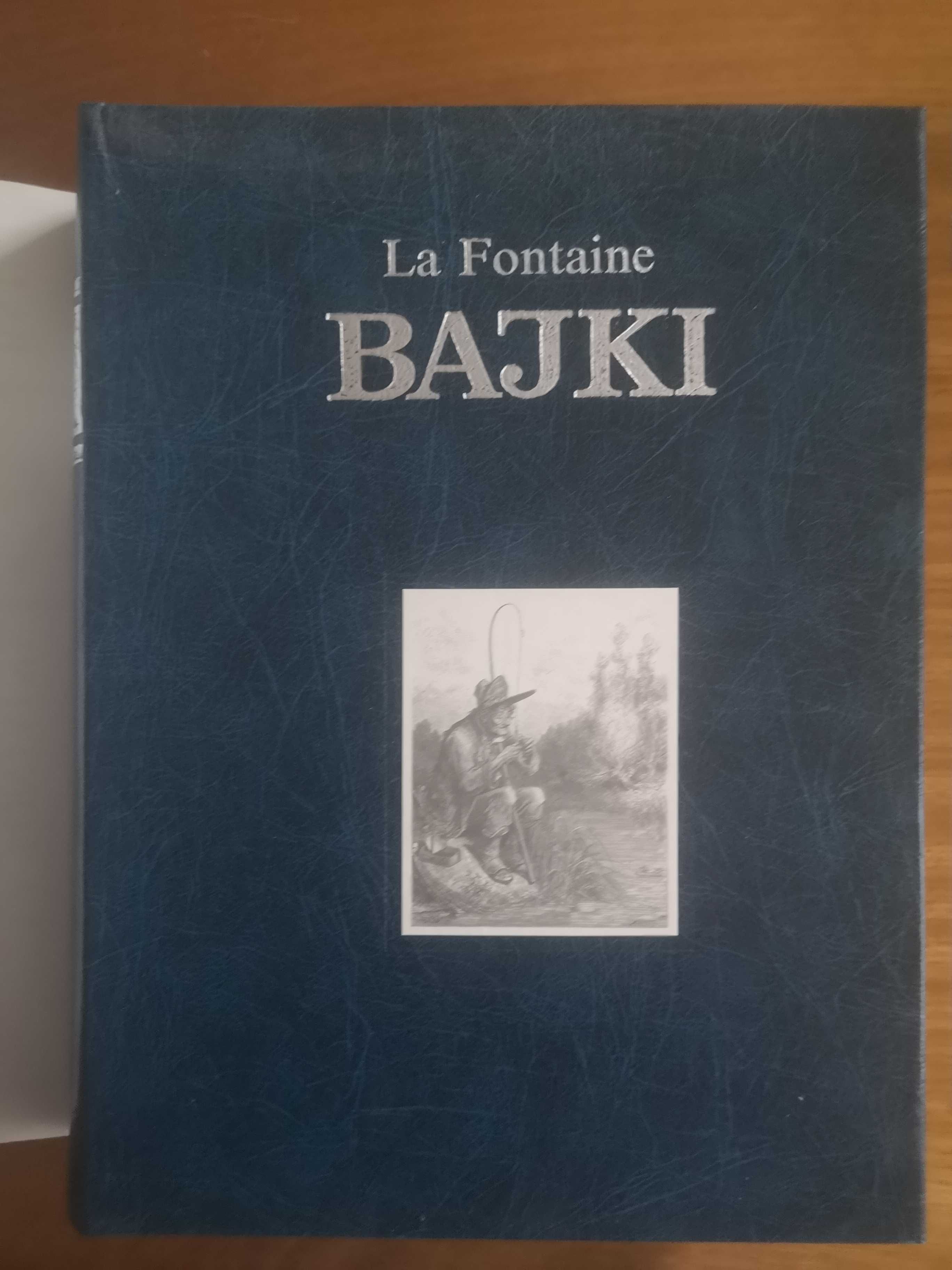 La Fontaine Bajki z rycinami. Rok wydania 1990.