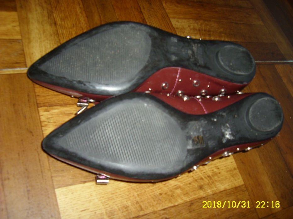 Gino Rossi buty czółenka roz 36 dł 22,3cm jak nowe skóra balerinki 35