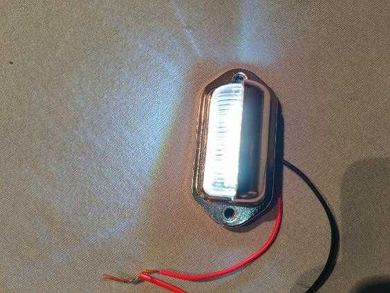 lampa tablicy rejestracyjnej