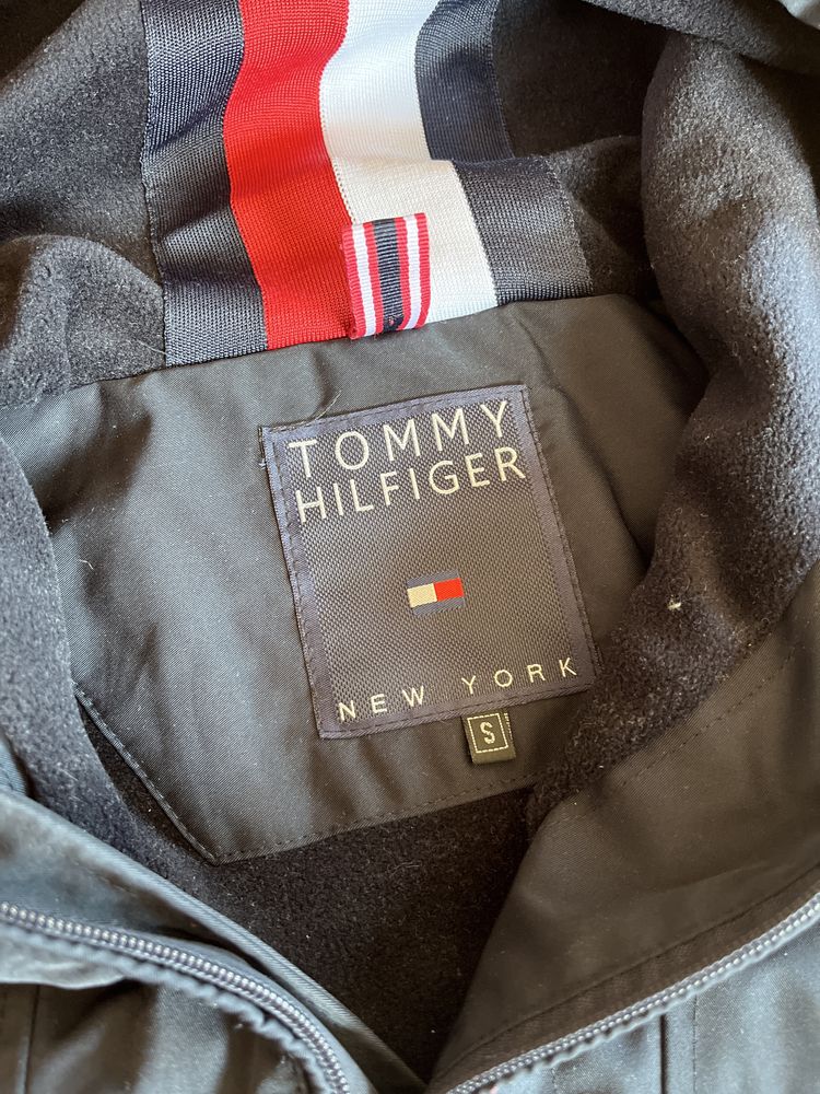 Kurtka kangurka Tommy Hilfiger, granatowa, rozm. S