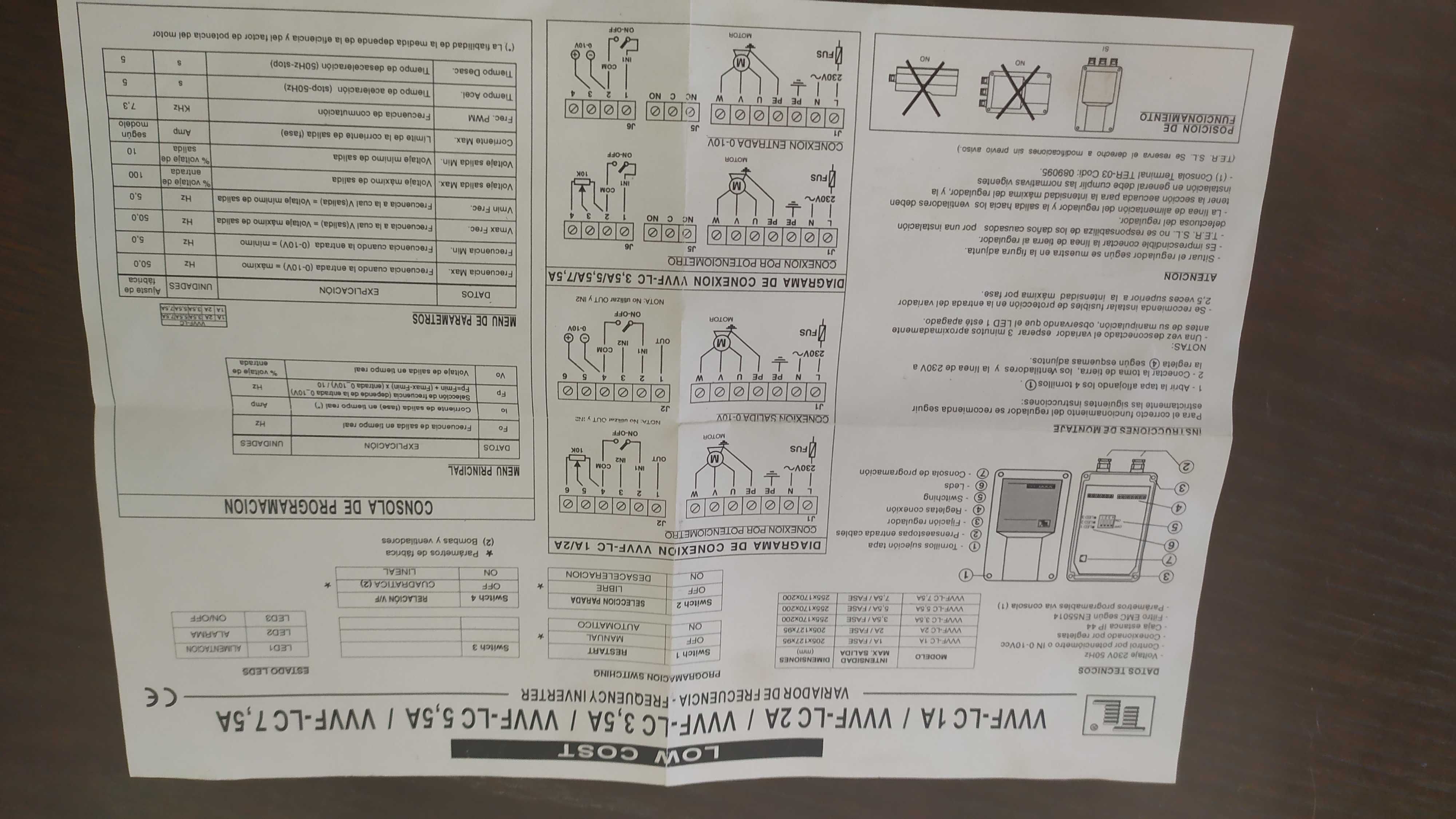 Перетворювач частоти  VVVF-LC