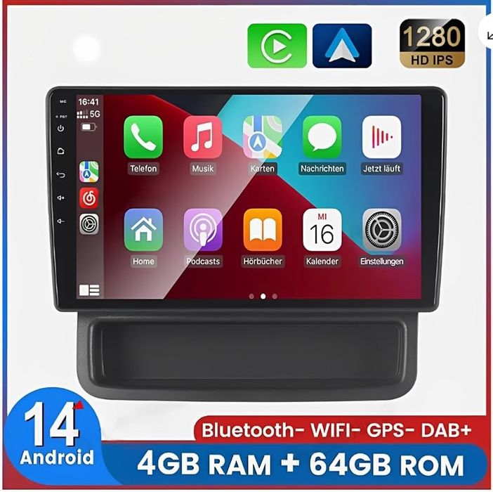 Андроїдна магнітола 10.1 4+64GB для Renault Trafic/Opel Vivaro 2010-20