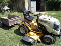 traktorek kosiarka CUB CADET z przyczepką