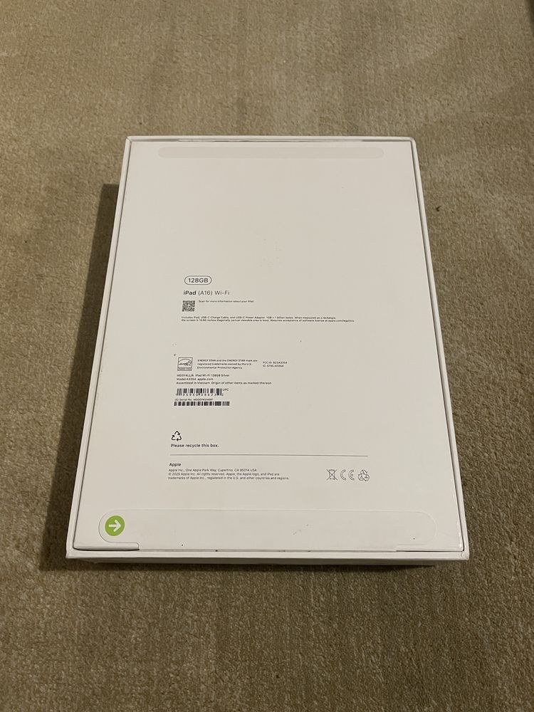 Планшет Apple iPad 11” (A16) Wi-Fi 128Gb