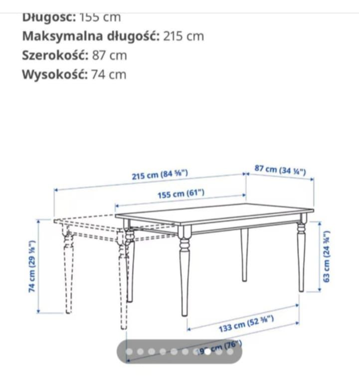 Stół i krzesła (zestaw) biały ,sprzedam