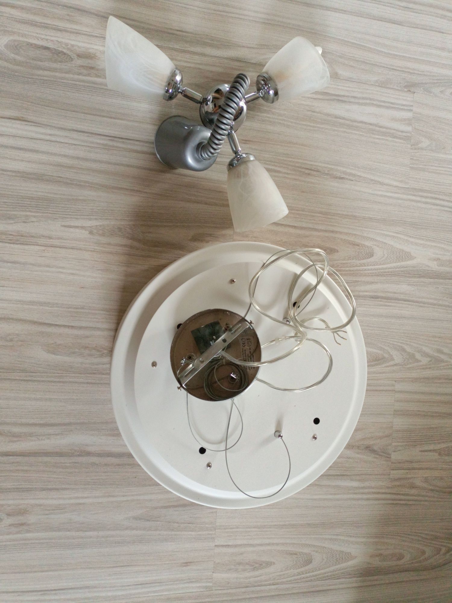 Oświetlenie żyrandol + żyrandol