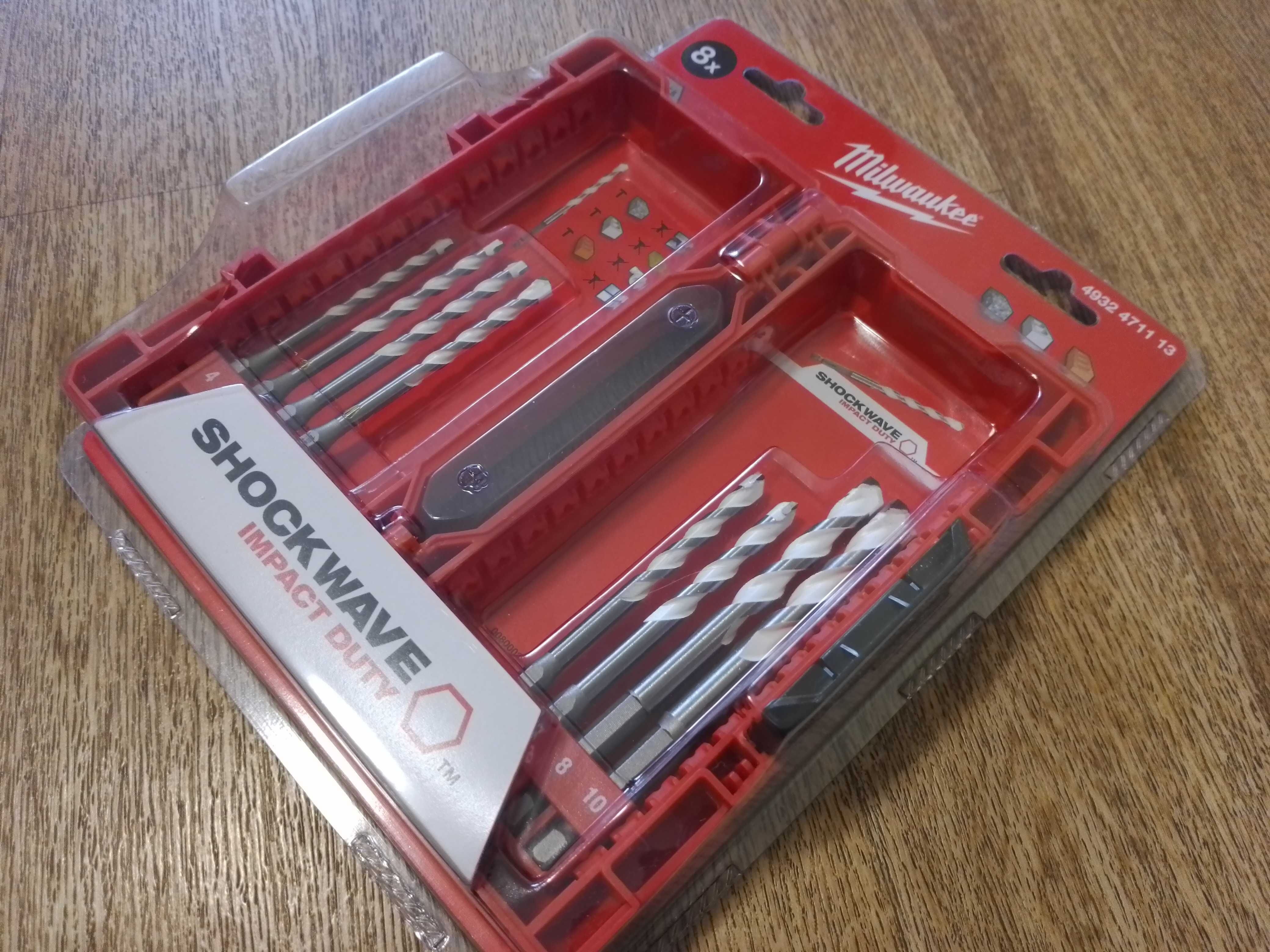Набір свердл універсальних ShW HEX MILWAUKEE, (8шт) / 4932471113