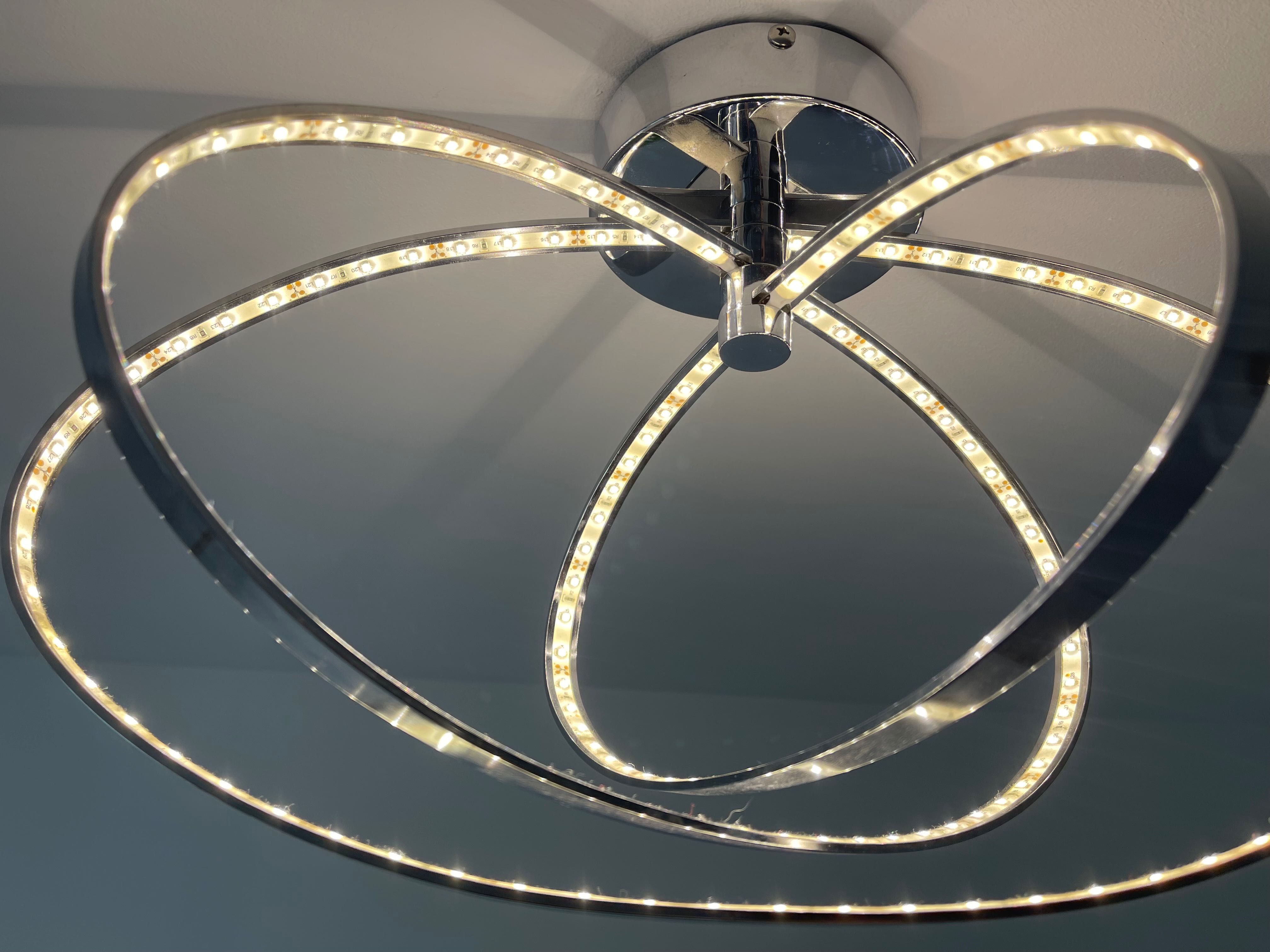 Lampa sufitowa LED 13W chrom Trio Prater