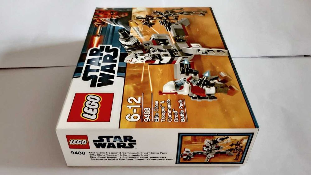 Lego Star Wars 9488 Elite Clone Trooper & Com Droid Battle Pack selado