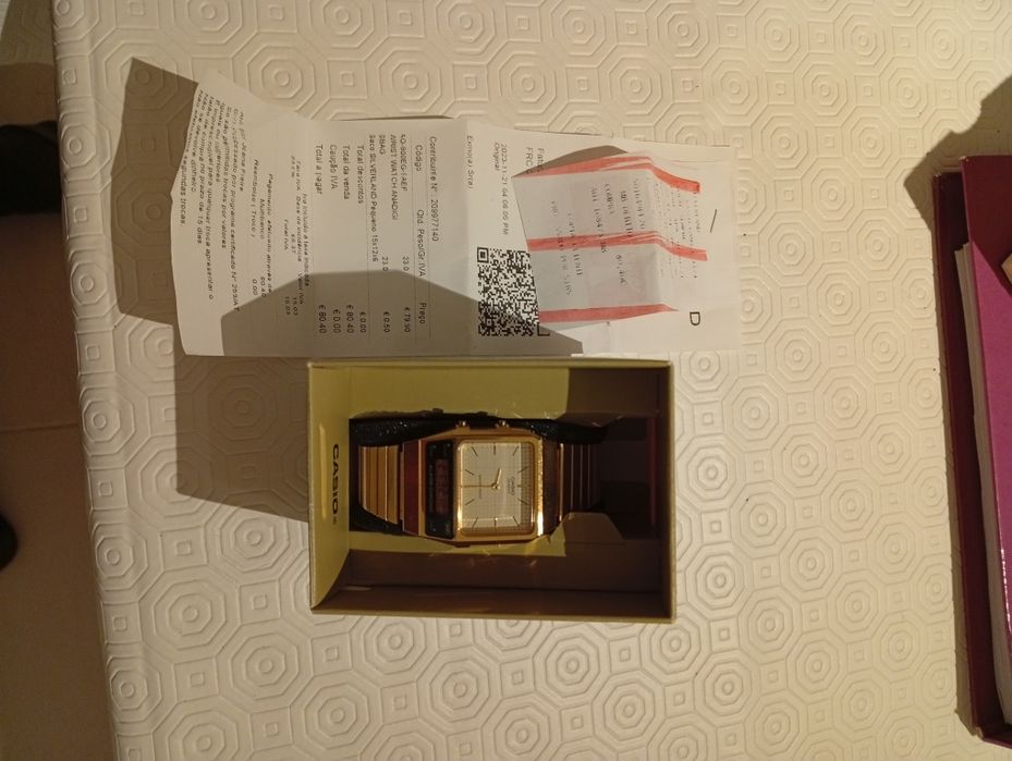 Relógio pulso Casio vintage novo