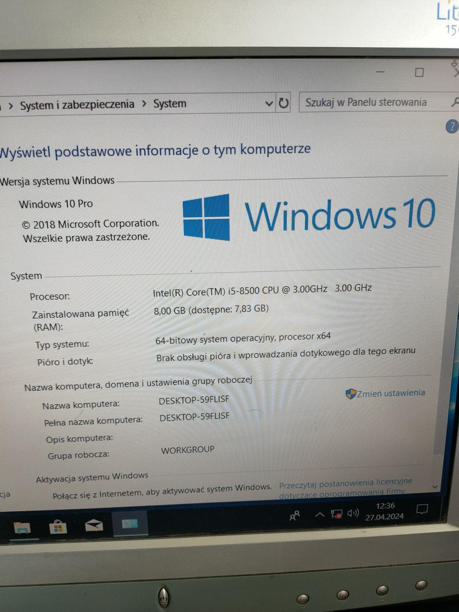 Komputer stacjonarny PC i5 kilka sztuk.