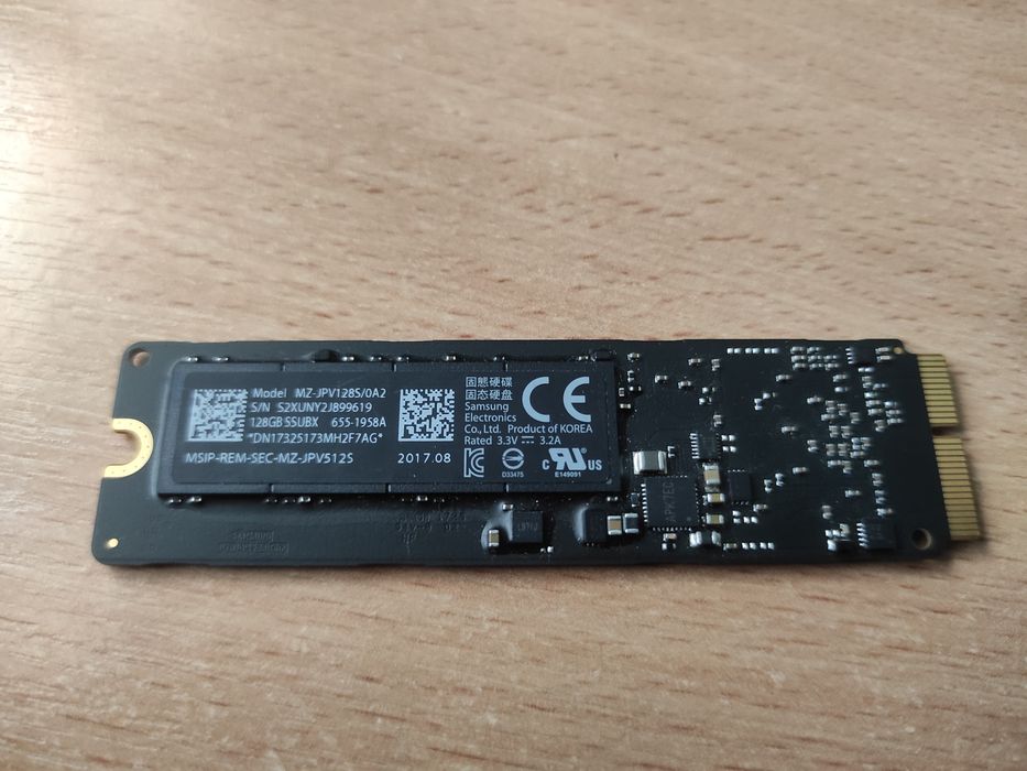 Ssd apple 128gb 2017/08