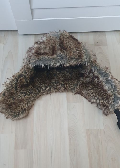 pilotka z futerkiem Satila of Sweden czapka ocieplana 58cm