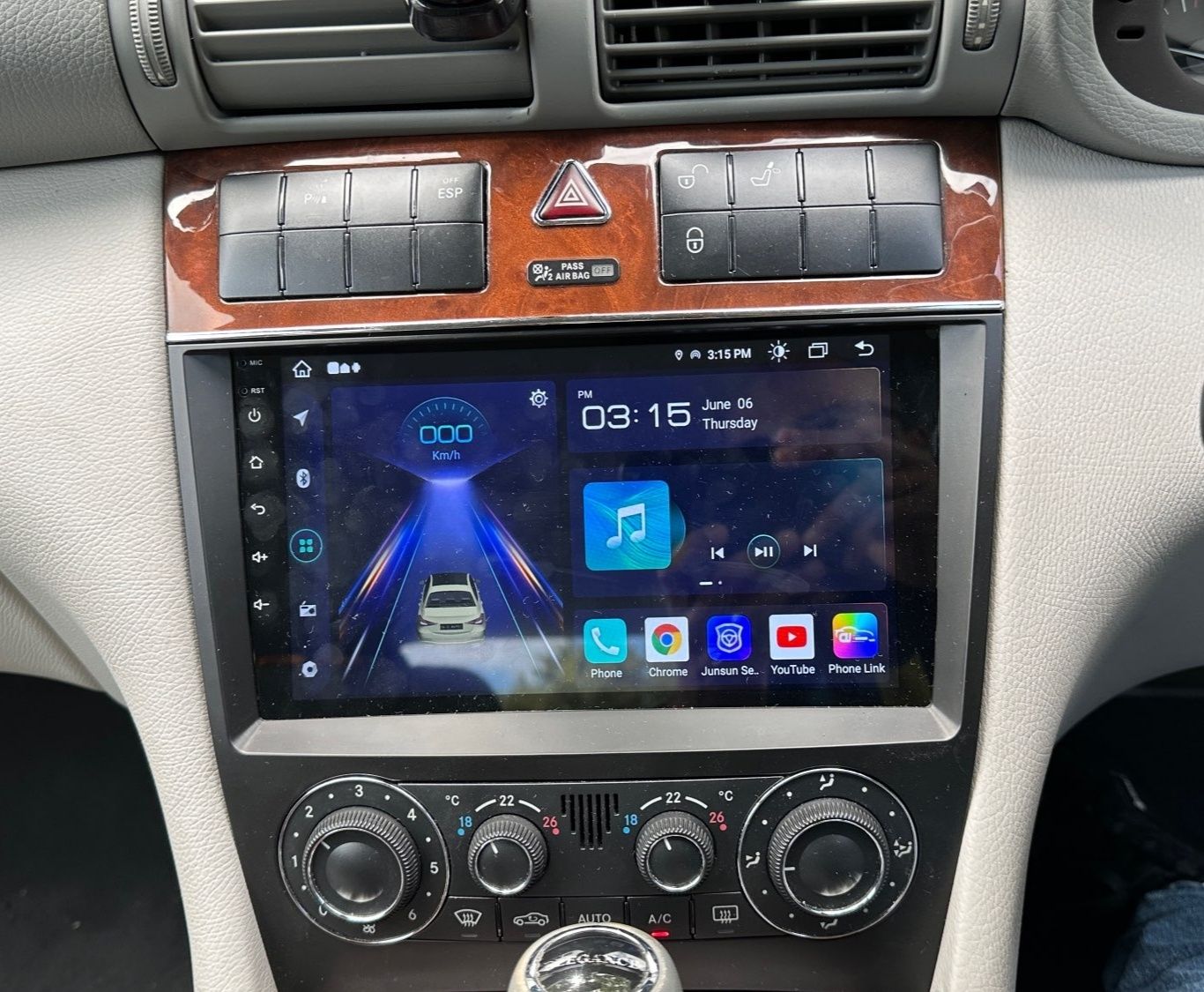 Radio Android Mercedes C Klasa W203 CLC CLK W209