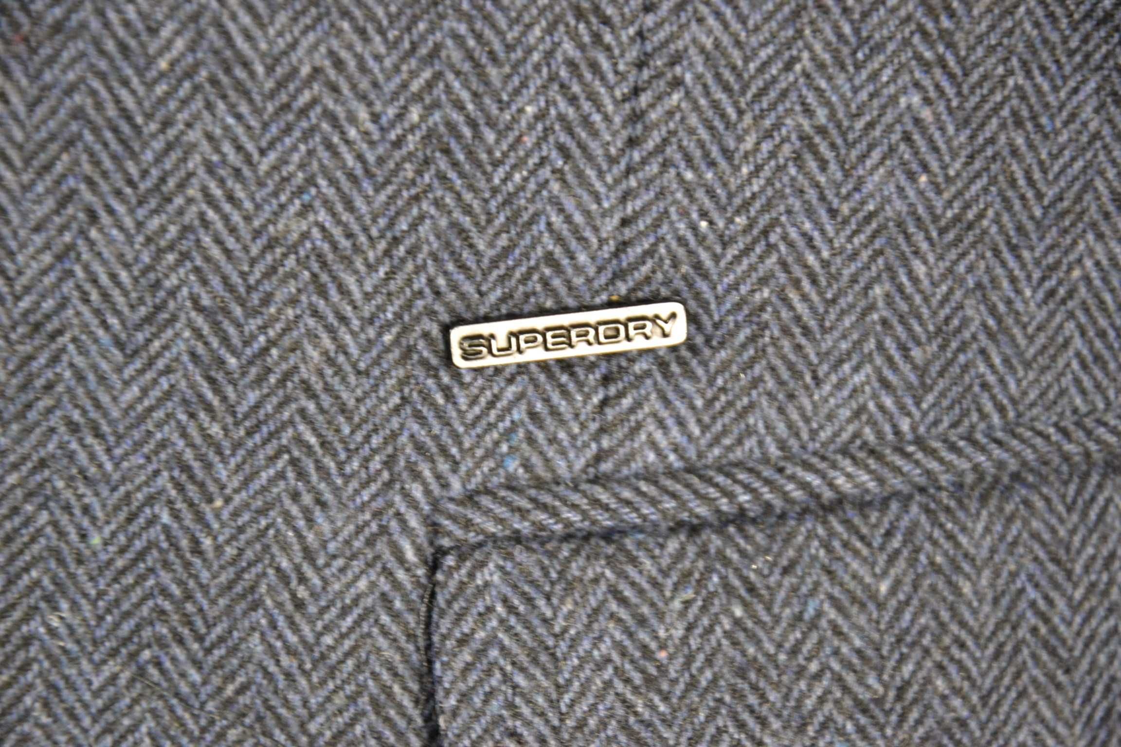 SUPERDRY Supremacy Tailoring Marynarka Męska L Oryginalna Super Stan