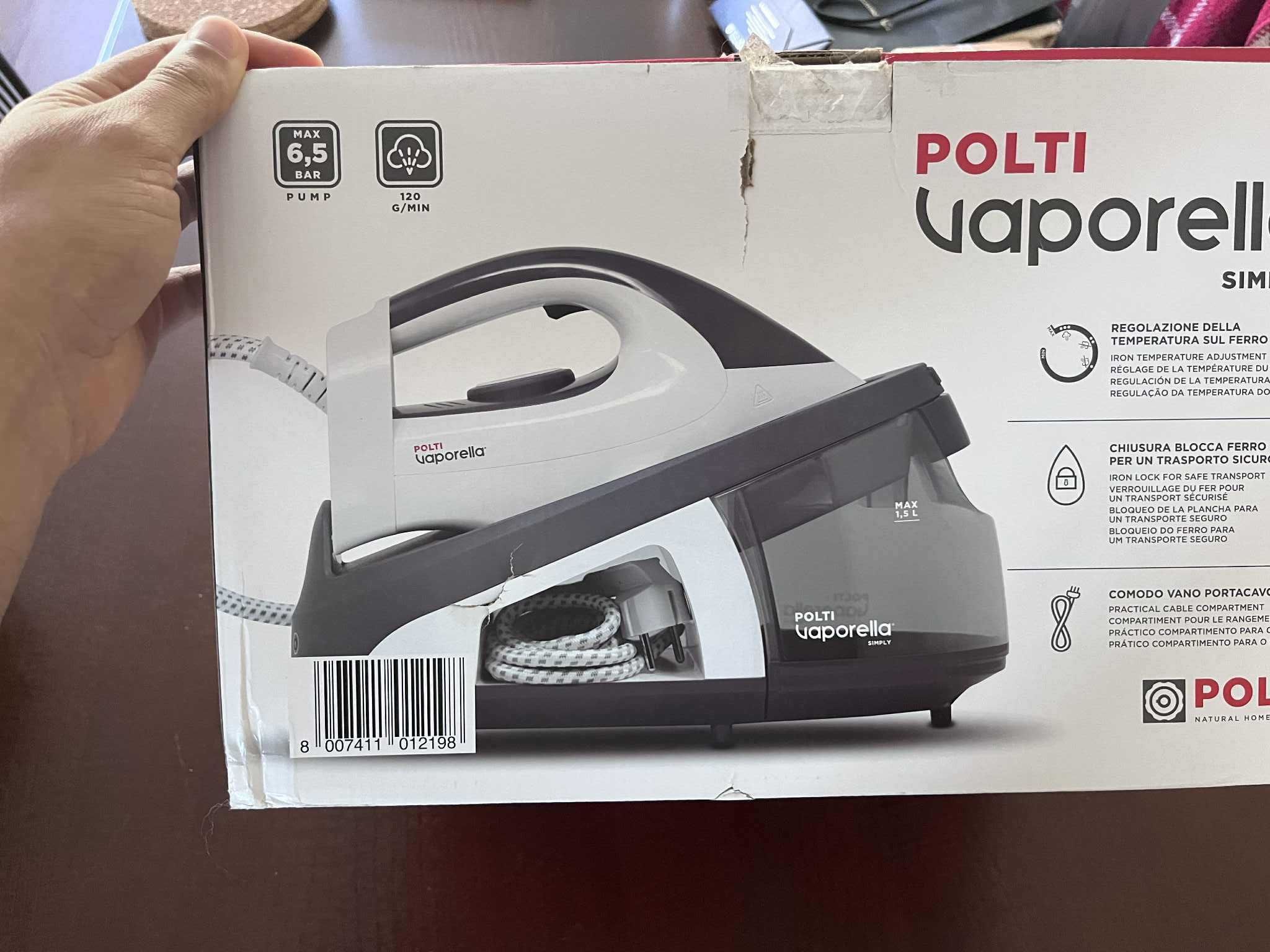 Ferro com caldeira Polti Vapporella
