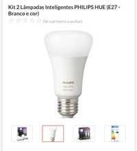 Lâmpada Inteligente Philips Hue E27 branco e Cor