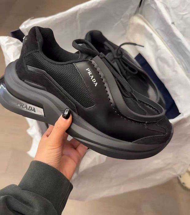 PRADA – Tênis Masculino Casual, Tamanho Personalizado
