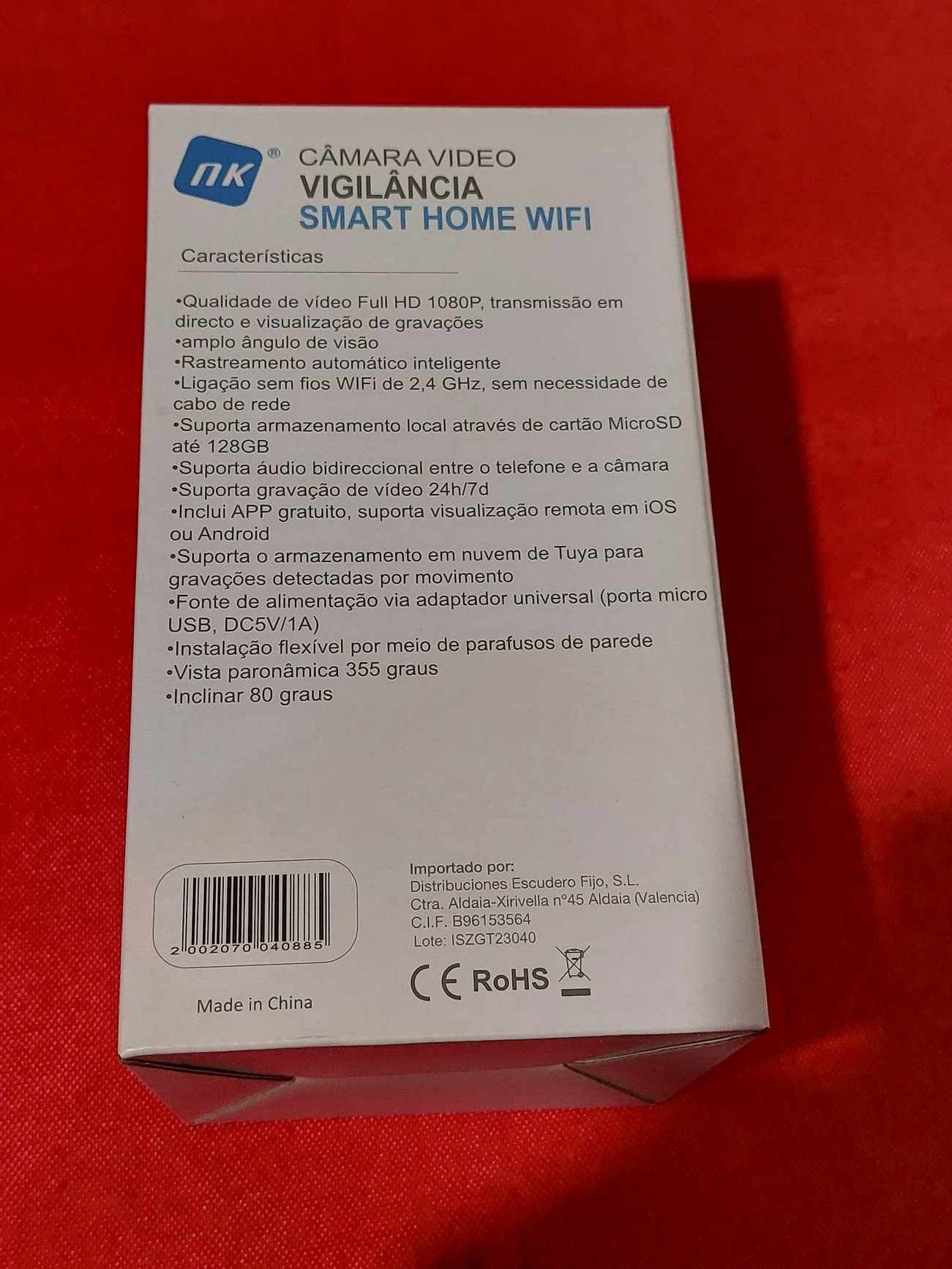 Câmara de Videovigilância SMART HOME WIFI