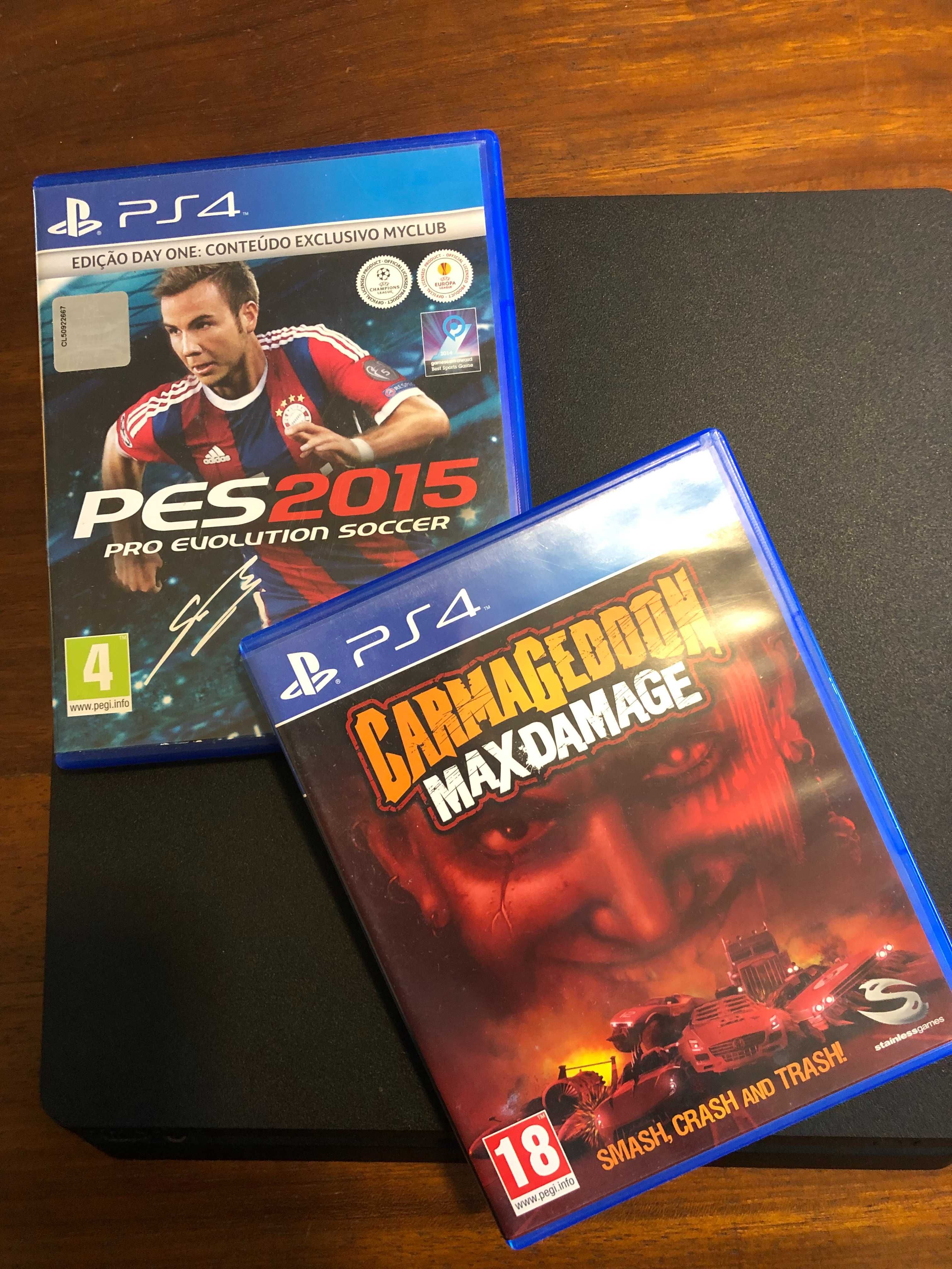 Playstation 4 em excelente estado, Comando e capa de comando.
