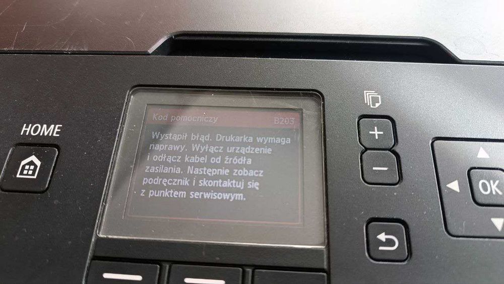 Canon PIXMA MG5650 (Używany) - Błąd B203. Wi-Fi, A4. Na naprawę/części