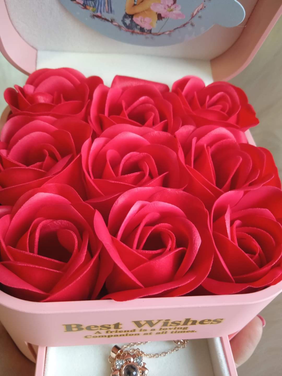 Flower box pudełko prezentowe wieczna róża
