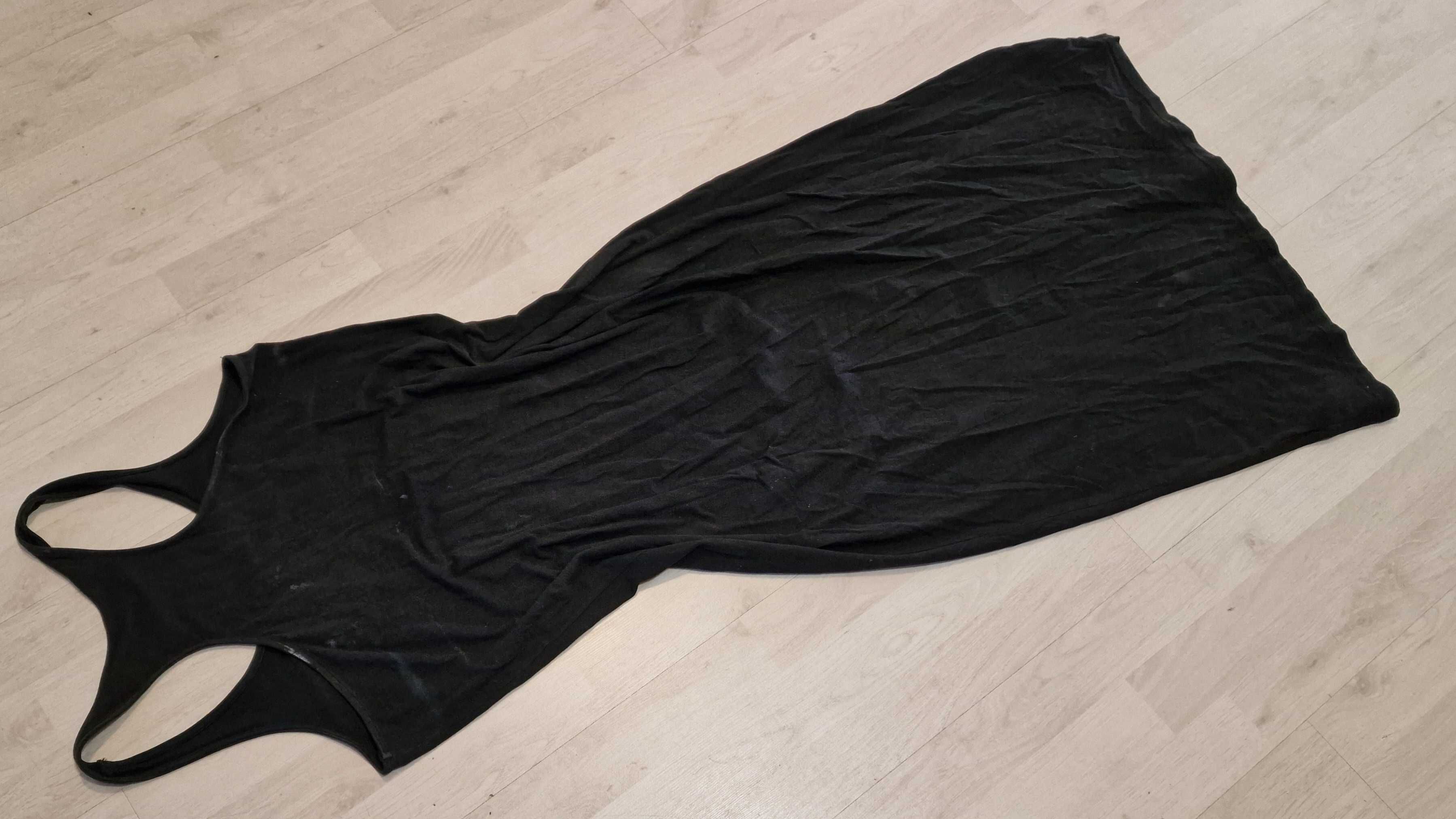 M strój sukienka letnia maxi hipiska lata 70  bokserka nr 620