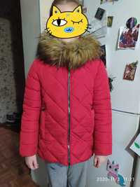 Куртка зимняя девочке