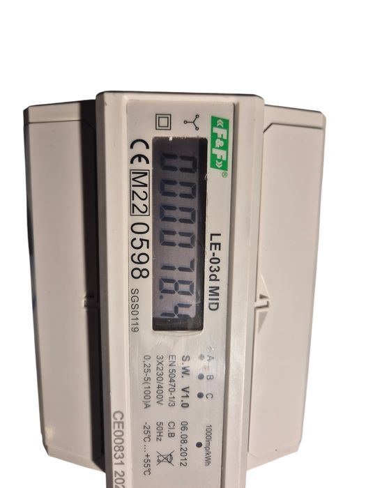 Licznik energii elektrycznej 3-fazowy 100A 230/400V