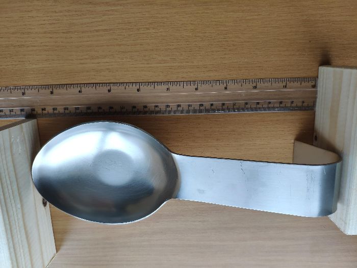 Porta ou pousa colheres em inox