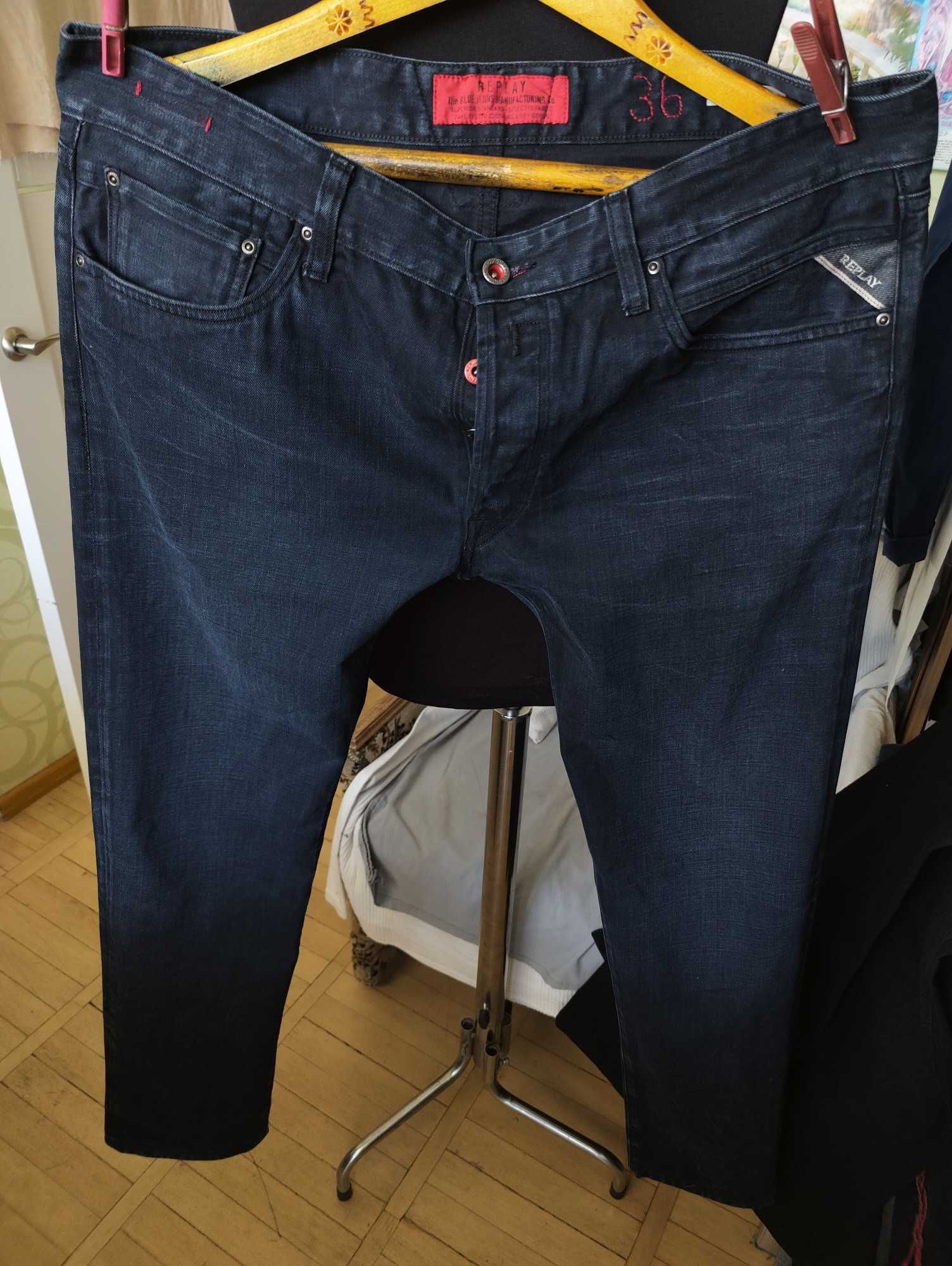 Джинсы Replay Lenrick jeans Italy w36  navy.