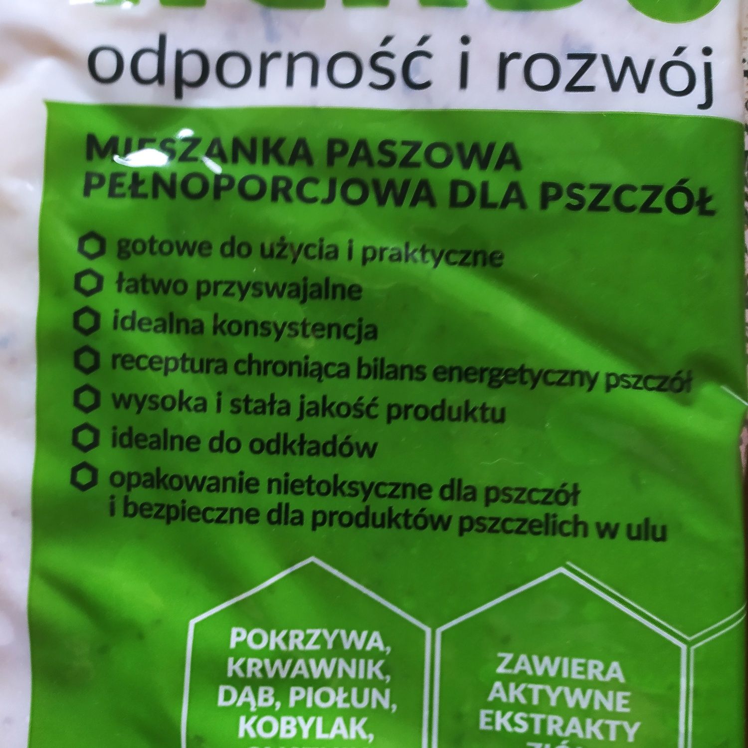 Ciasto dla pszczół pokarm dla pszczół