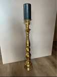 Świecznik metalowy wysoki wys. 65 cm