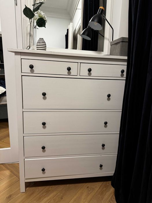 Komoda IKEA HEMNES, biały, w bardzo dobrym stanie