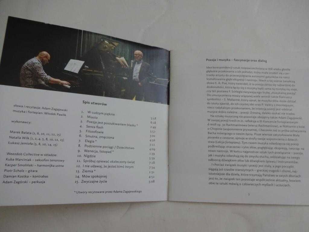 Zagajewski & Pawlik  Mów Spokojniej – Płyta CD