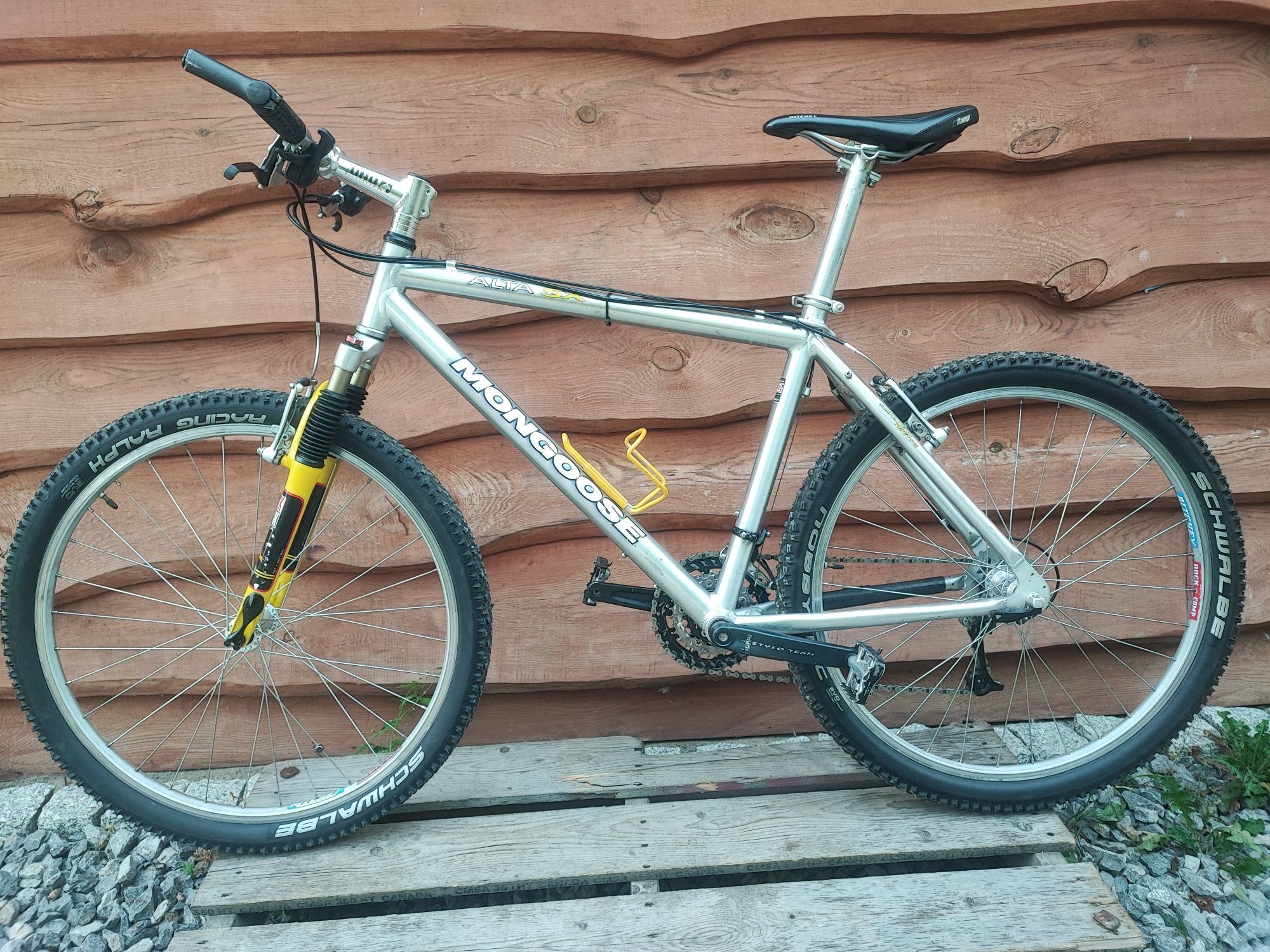 Rower górski Mongoose Alta Shimano Deore XT LX retro mtb rock shox