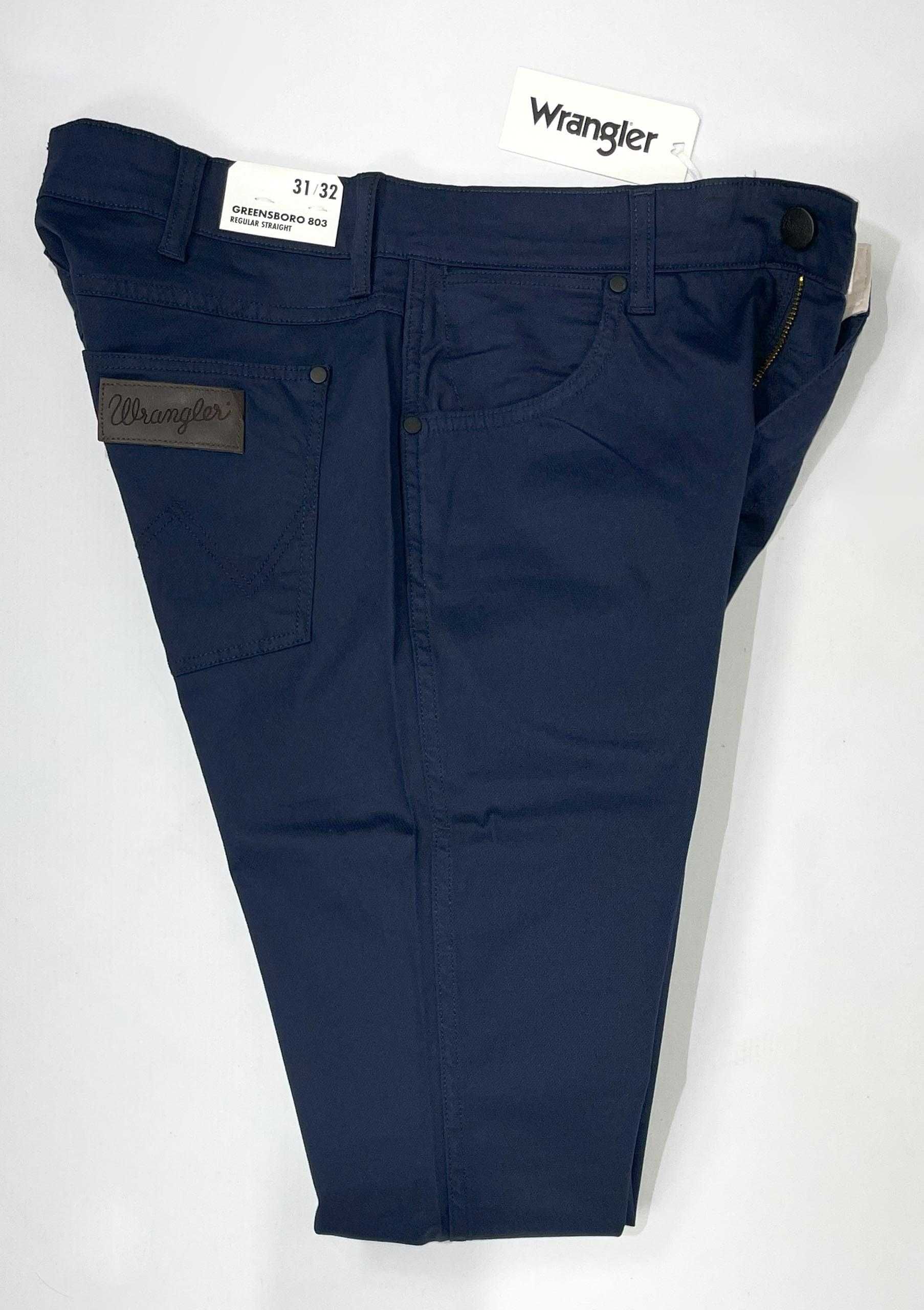 Spodnie męskie Wrangler Greensboro 803 Dark Navy W31 L32