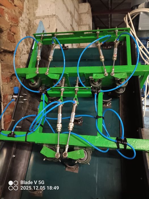 Linia , maszyna  do obierania cebuli , obdmuchiwarka