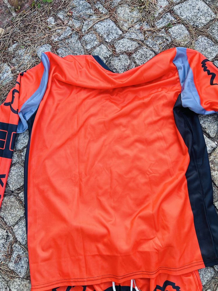 Fox 180 Strój MTB XL Downhill XXL Enduro Cross DH Koszulka Spodnie