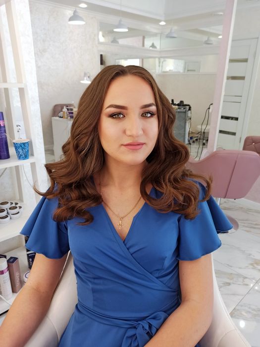 Макіяж. Зачіски .Make up. Візажист. Фарбування брів. Курси.