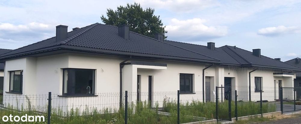 Serock-Wierzbica dom parterowy bliźniak 123m2 z garażem